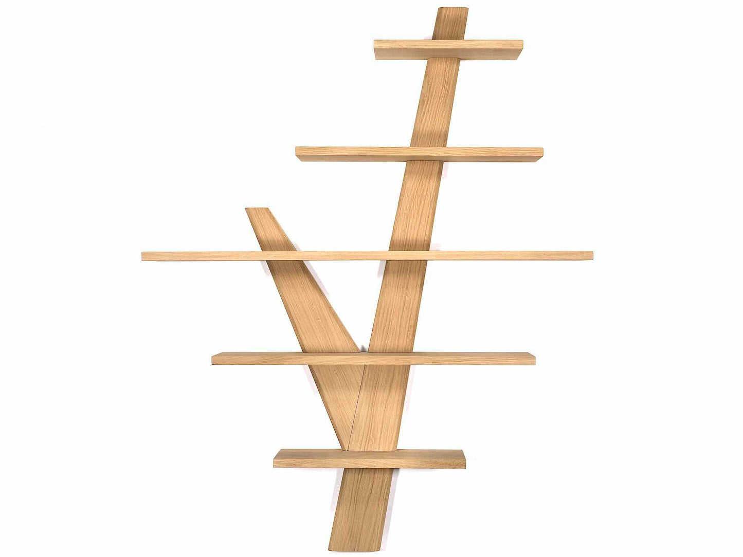 hylde reol svævehylde hyldetræ egetræ træ design