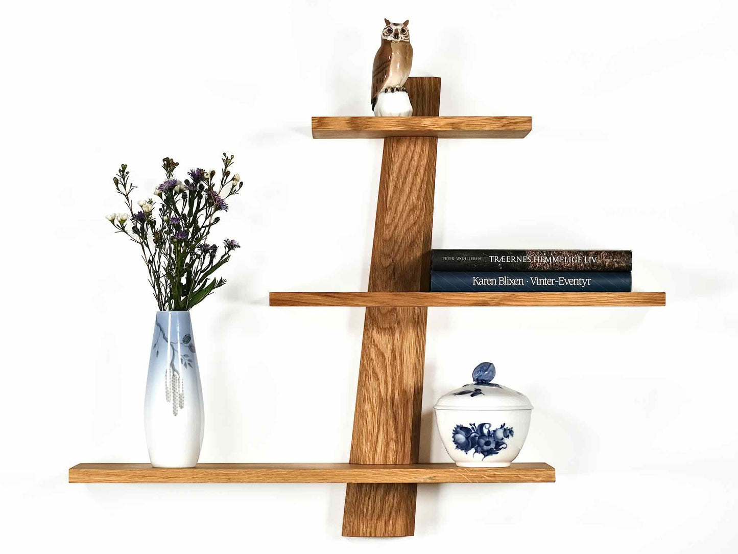 Amagerhylde hylde olieret egetræ moderne design fra HJULER DESIGN