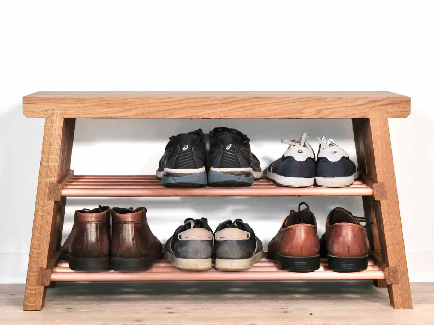 Skobænk bænk sko design Hjuler entre garderobe