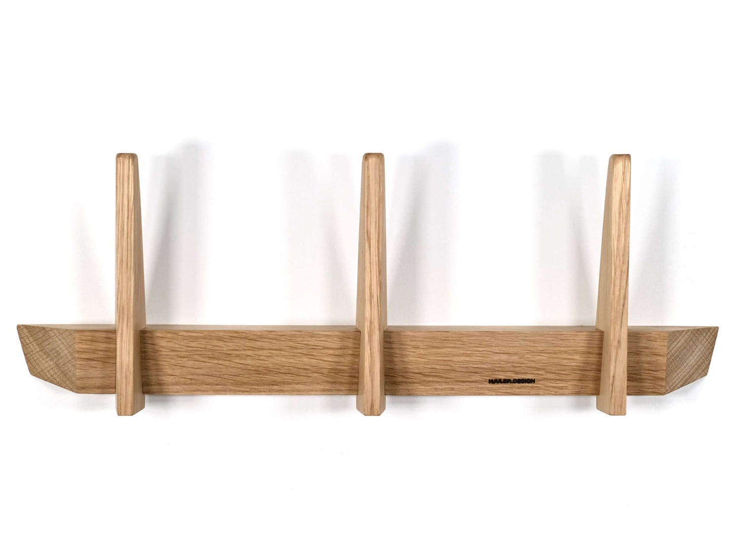 Knagerække knage design moderne-enkel bæredygtig træ egetræ nordisk dansk skandinavisk fra HJULER DESIGN 45cm