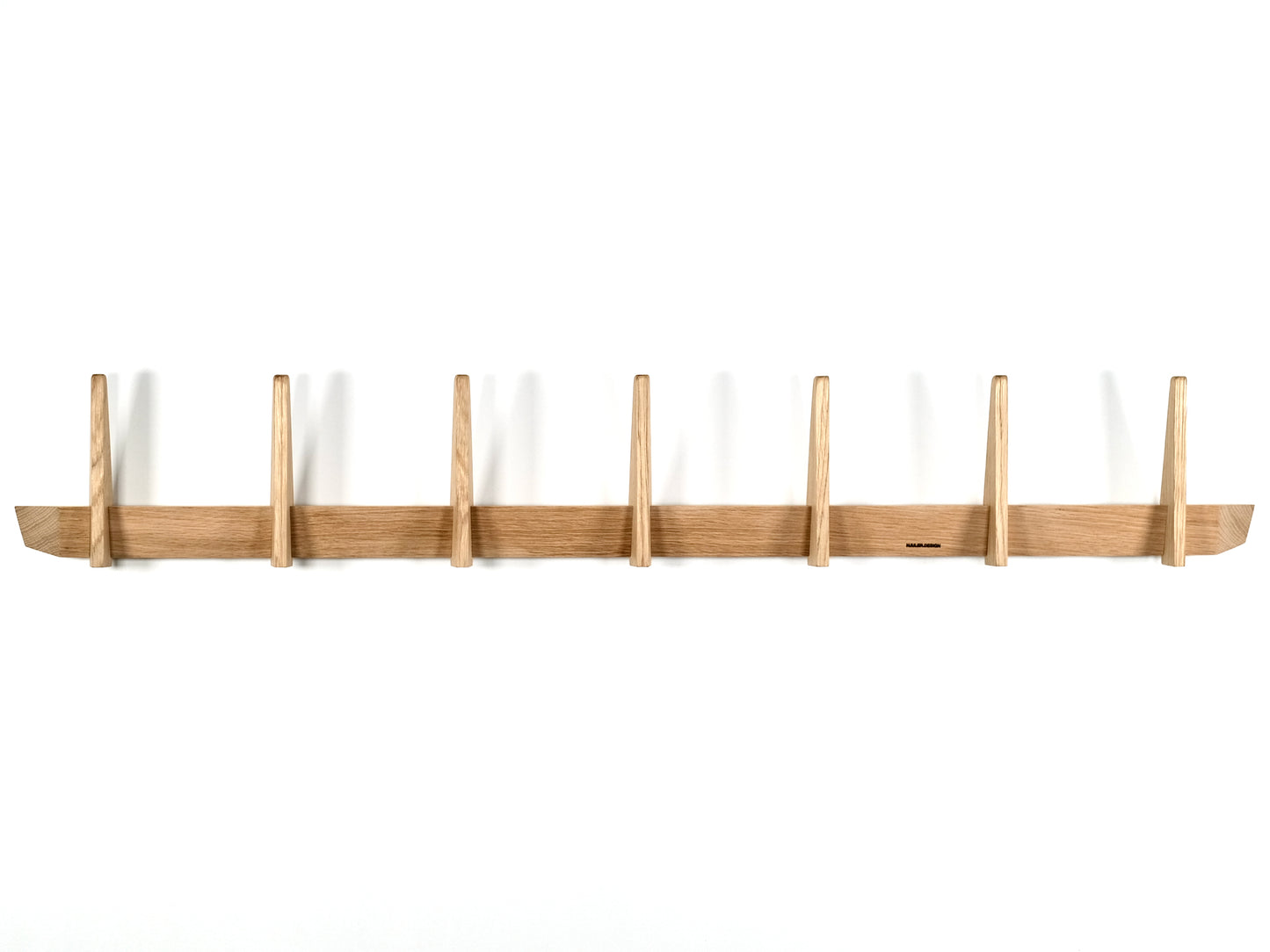 Knagerække knager knage design dansk moderne skandinavisk nordisk træ lys enkel fra HJULER DESIGN